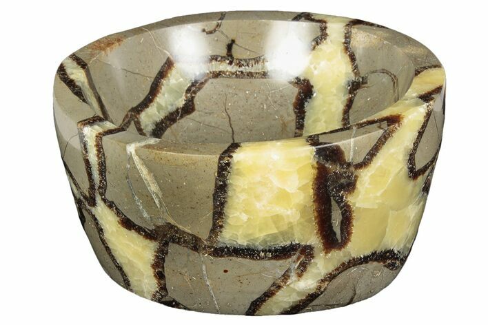 Polished Septarian Bowl - Madagascar #204671